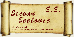 Stevan Šćelović vizit kartica